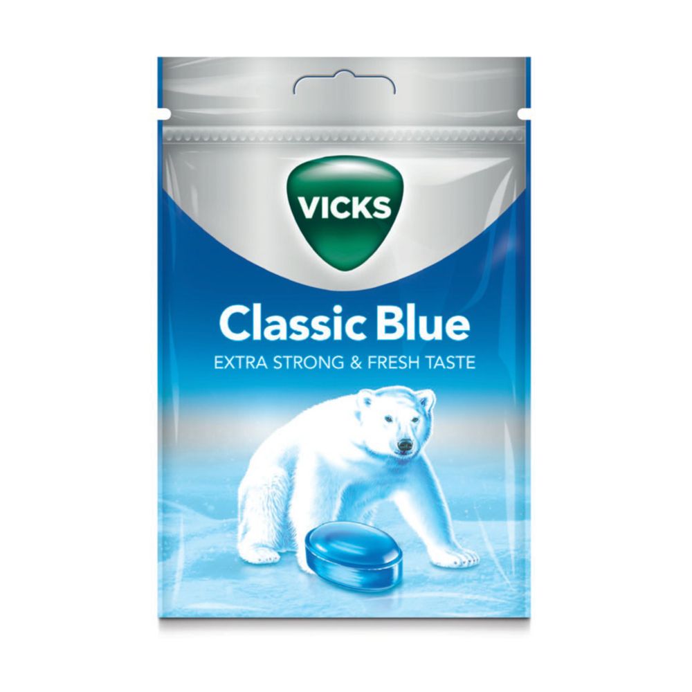 Vicks pastill blue extra strong 72 g