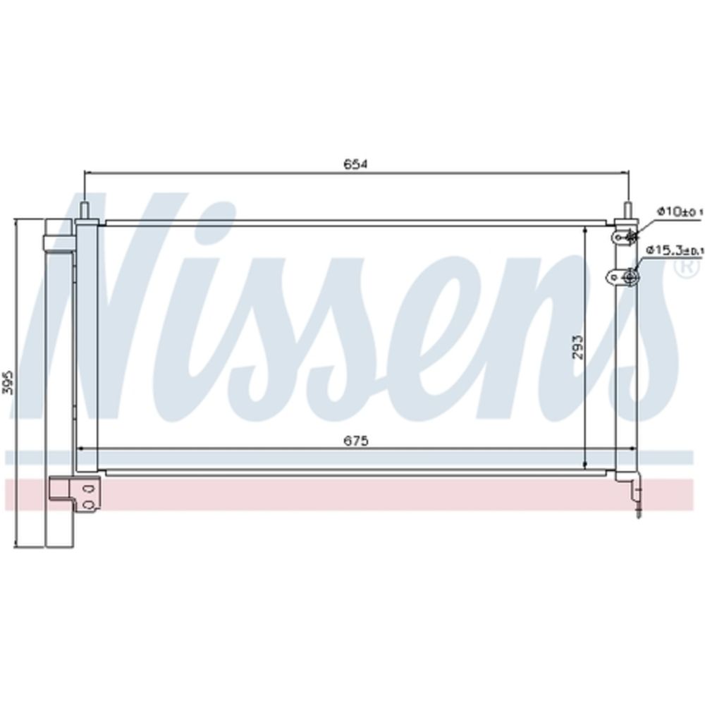 Ilmastointilaitteen lauhdutin 30-00402