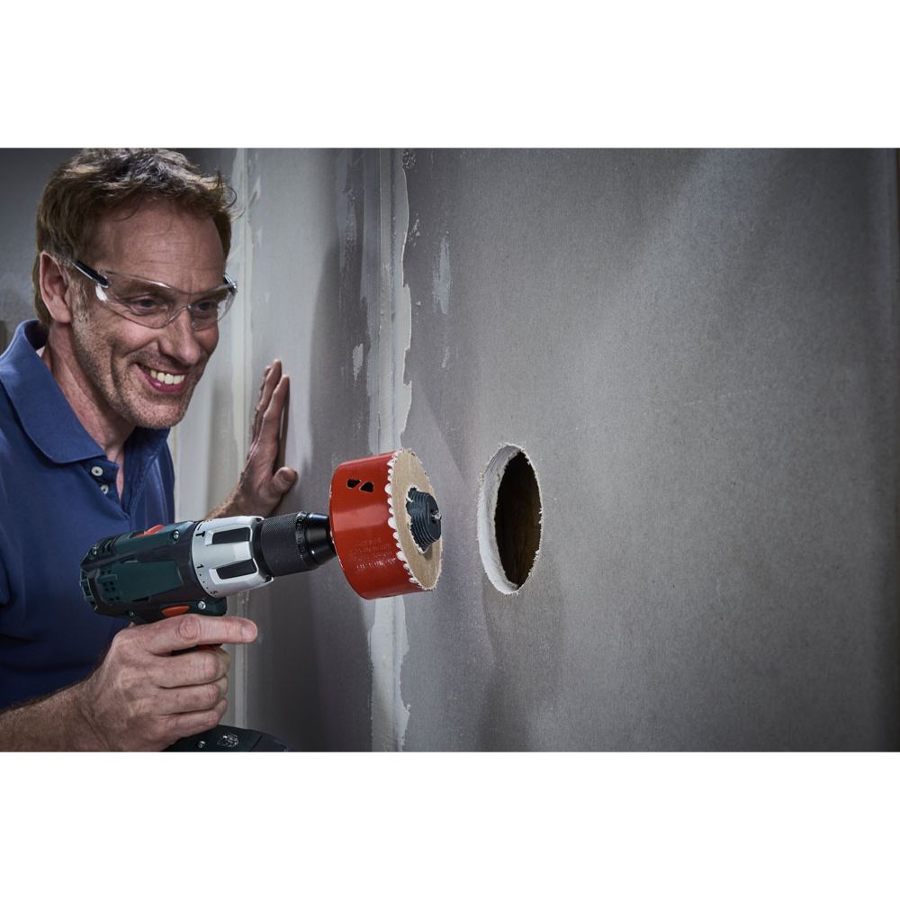 Wolfcraft® centreringsverktyg för hålsåg (initialhål 35–70 mm)