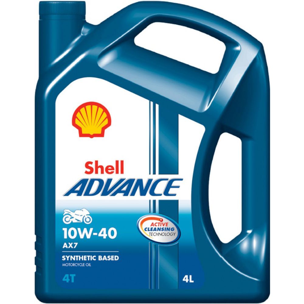Shell Advance 4T AX7 10W-40 4 l moottoriöljy