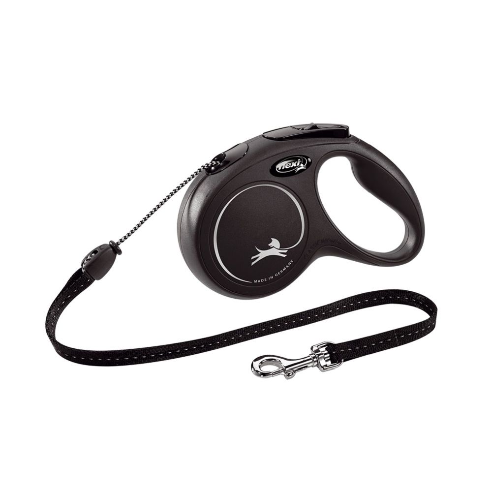 Flexi New Classic M/20 kg 5 m svart