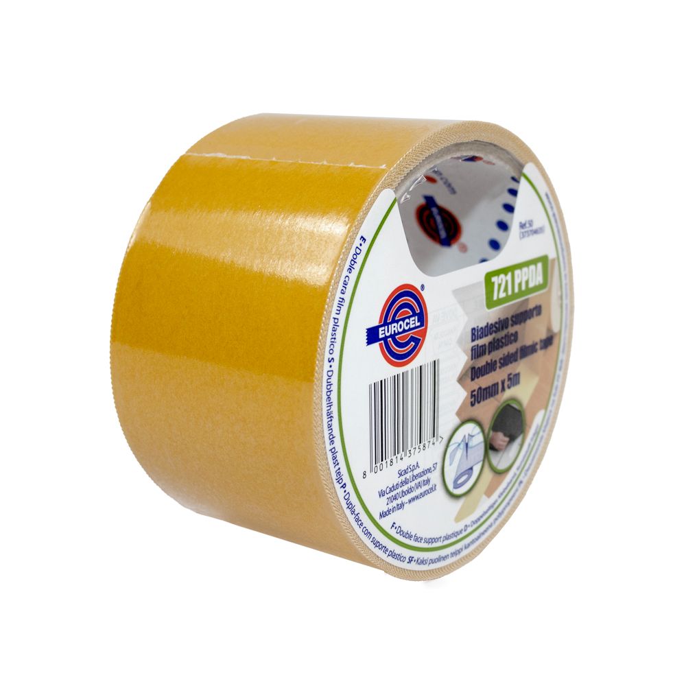Telpak mattejp 50 mm x 5 m dubbelhäftande