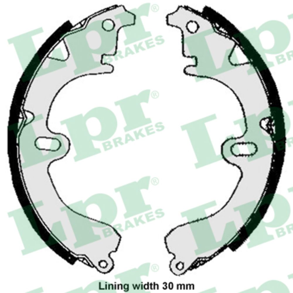 Bromsbackar, sats 22-3125