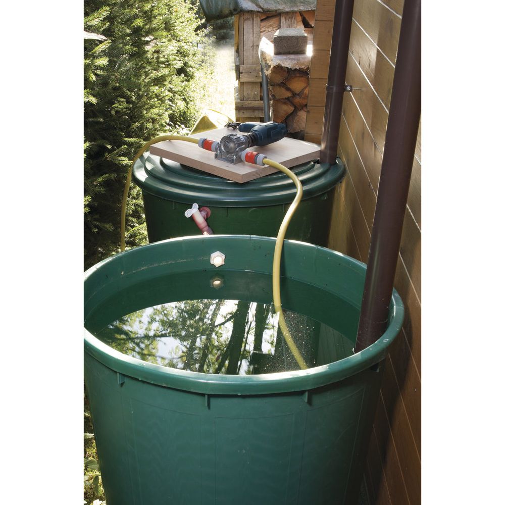 Wolfcraft® borrmaskinspump med metallhölje 3000 l/h