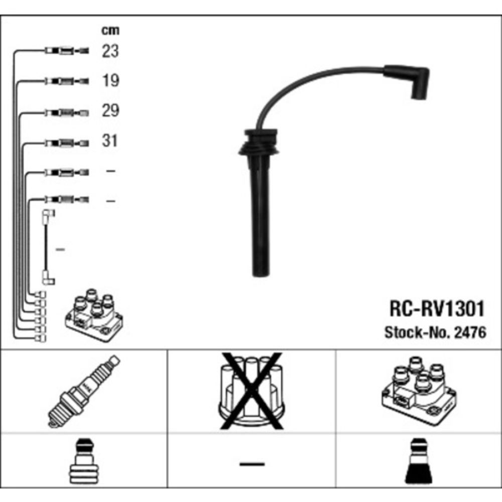 Tändkabelsats 11-2091