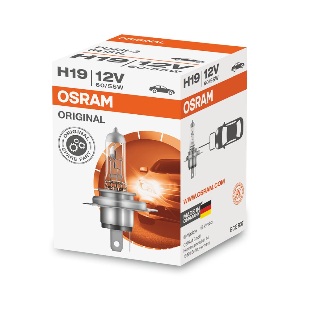 Osram Original H19-polttimo 12V 60/55W