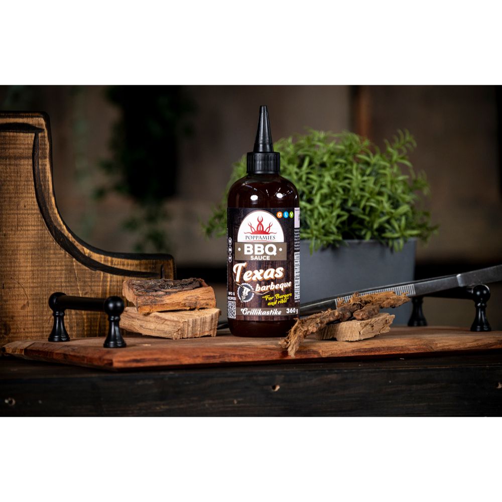 Poppamies BBQ Sauce Texas barbeque grillsås 360 g