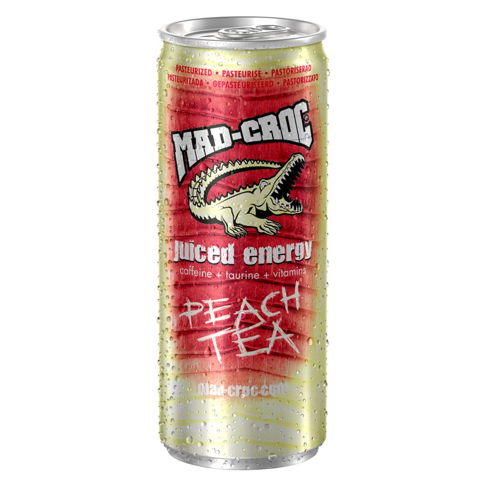 Mad-Croc juiced peach tea energiajuoma 0,25l