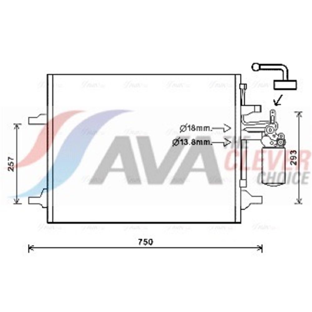Kliimaseadme kondensaator 30-00459