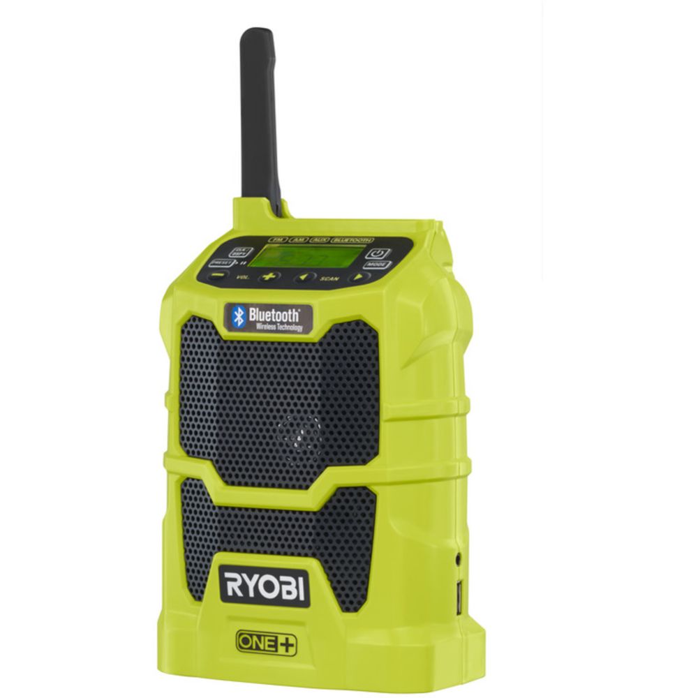 Ryobi ONE+ akuraadio, Bluetooth, R18R-0 korpus