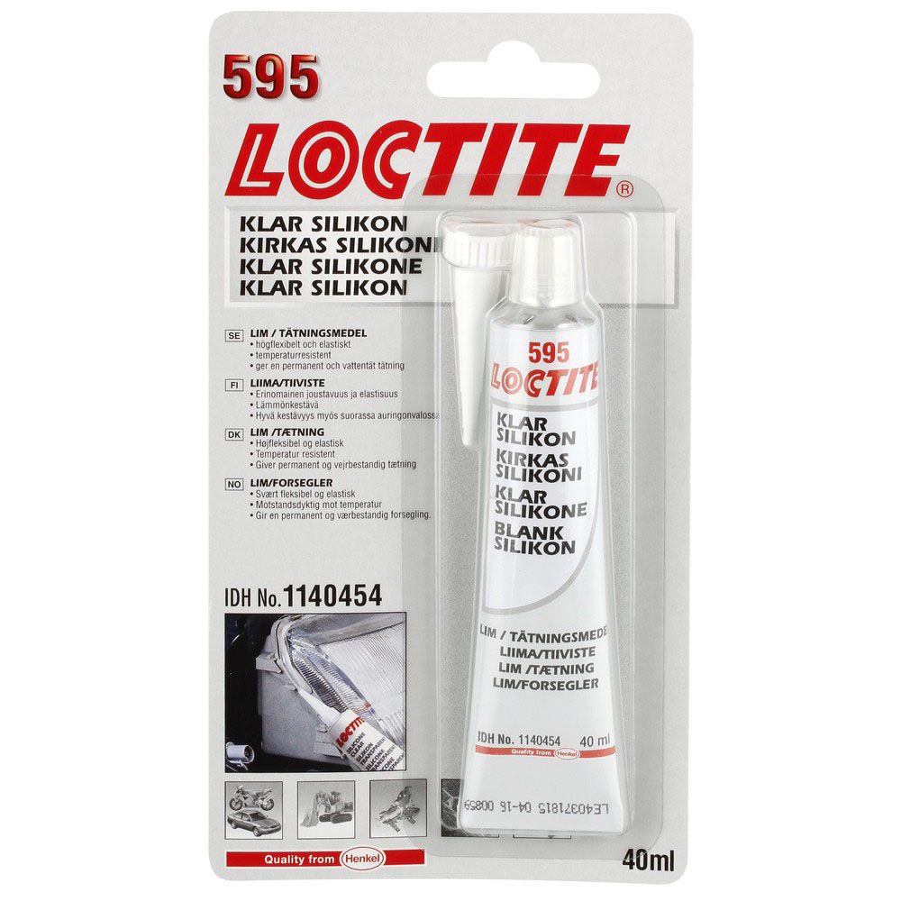 LOCTITE 595 tiivistesilikoni kirkas 40 ml