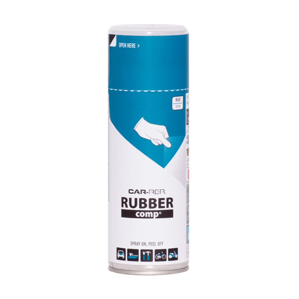 RUBBERcomp gummifärg, blå 400 ml