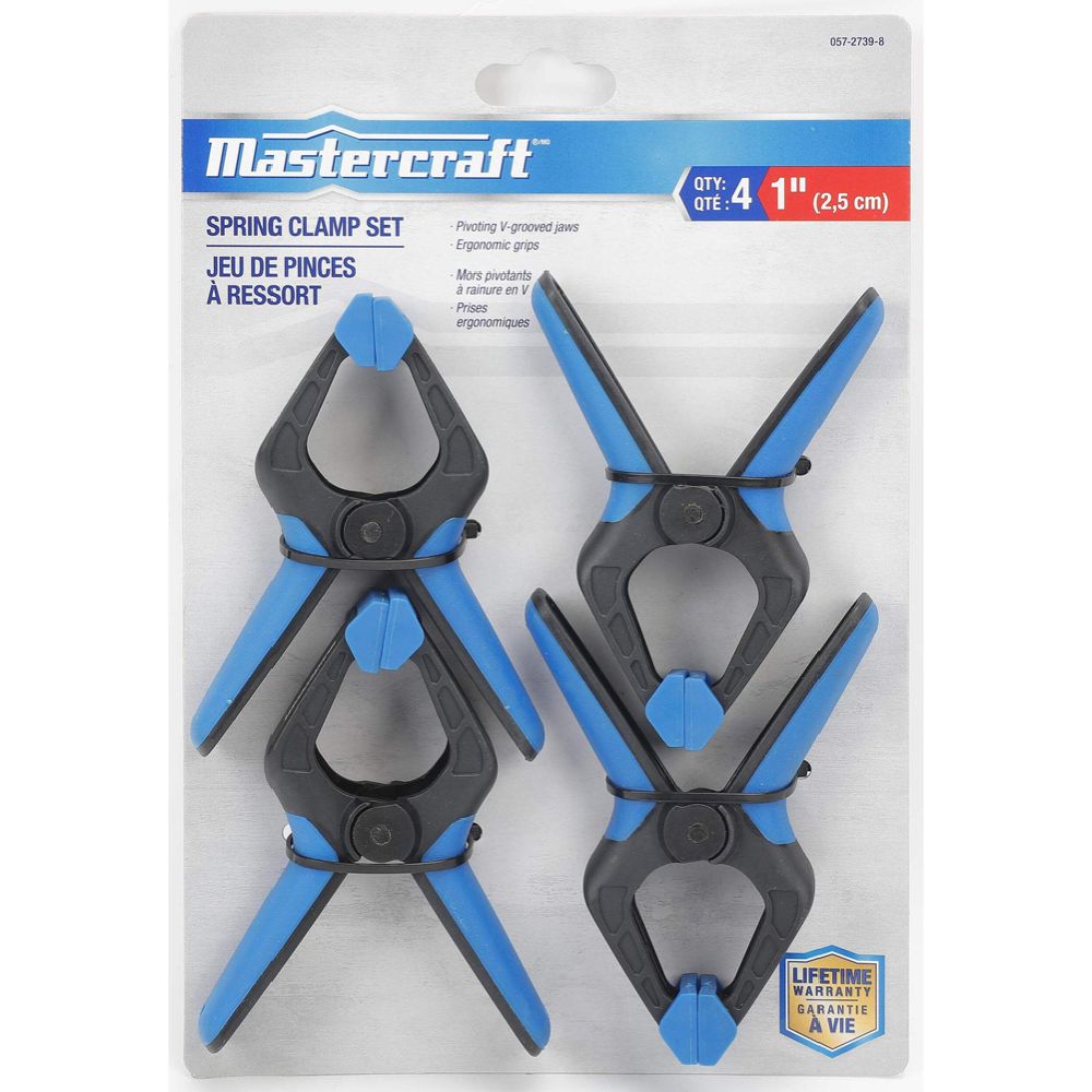 Mastercraft jousipuristinsarja 1" 4 kpl