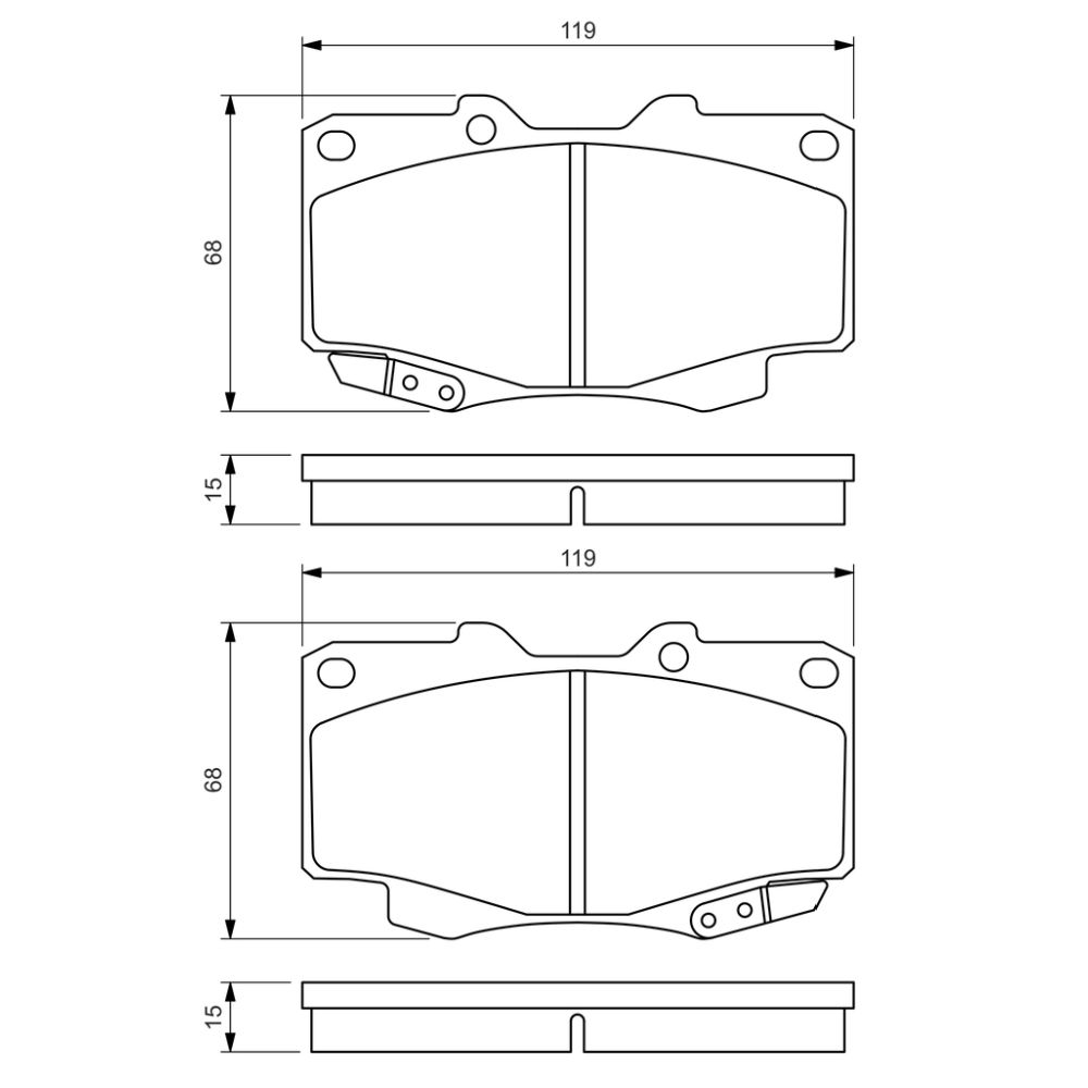 Piduriklotside komplekt 97-23309