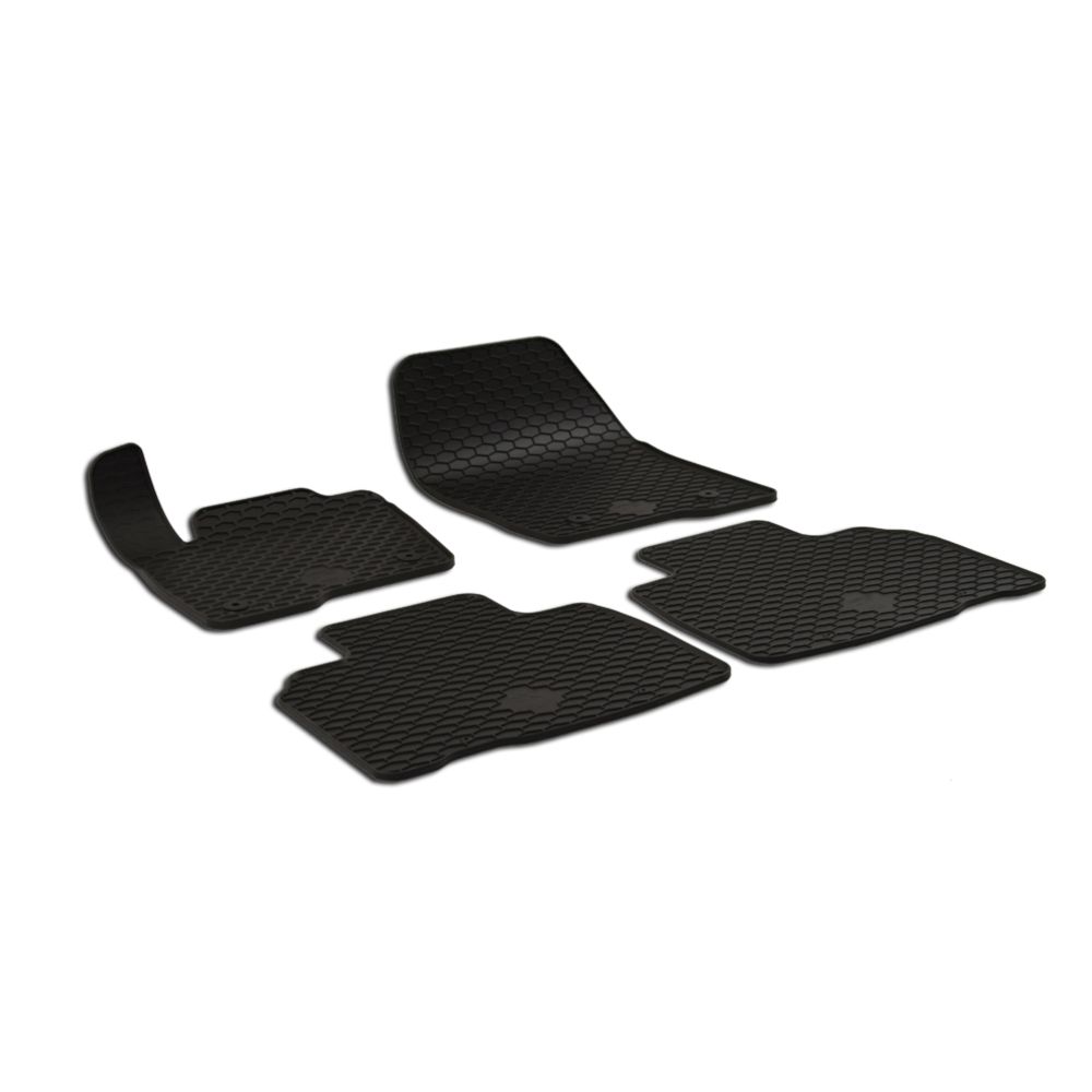 Kummimattide komplekt, Ford Edge, 2016—, must