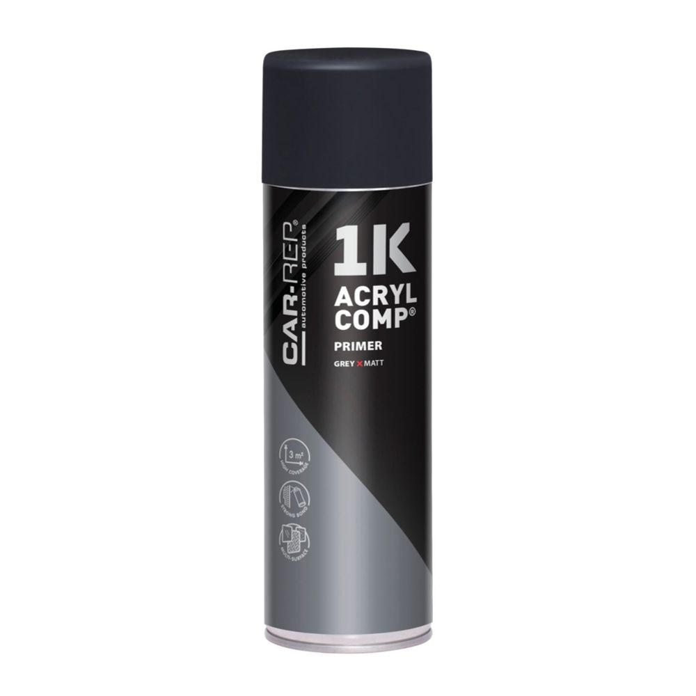 Car-Rep ACRYLcomp akrüül-kruntvärv, hall, 500 ml