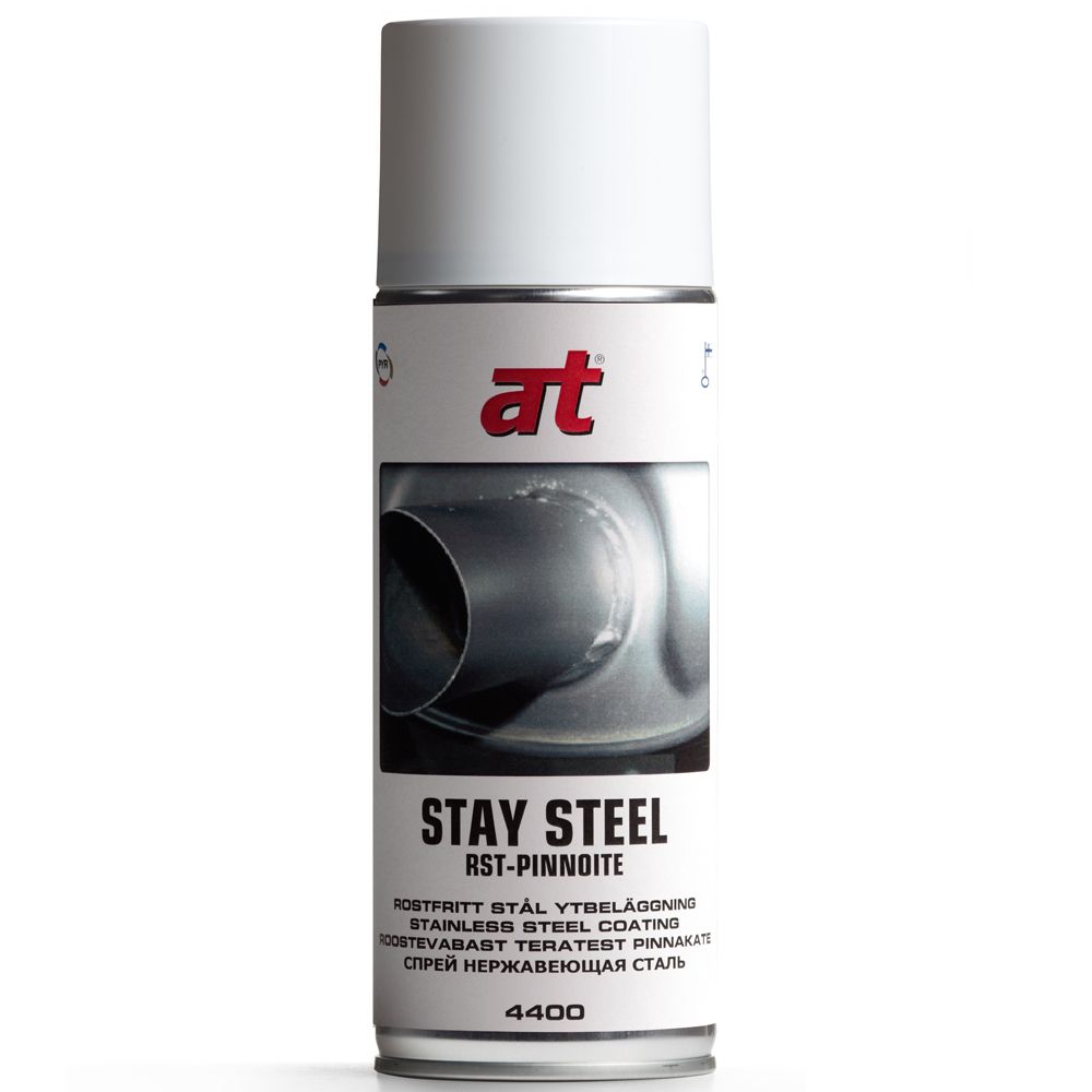 AT Stay Steel beläggning för rostfritt stål 400 ml