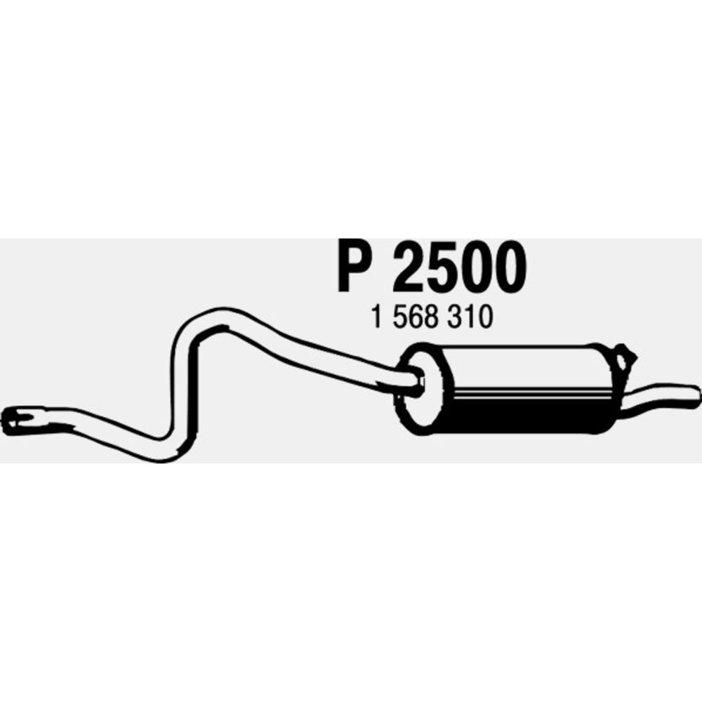 Takaäänenvaimentaja 14-2500