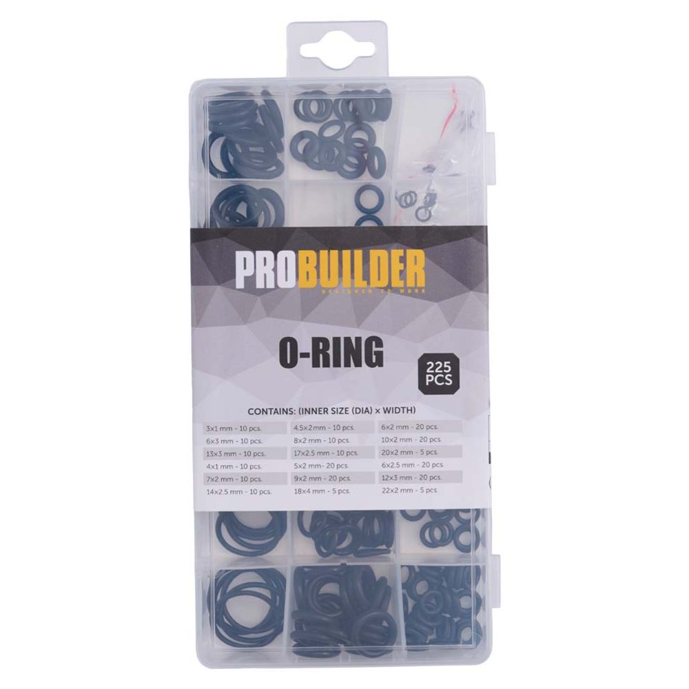 Probuilder O-rõngaste komplekt, 225 tükki