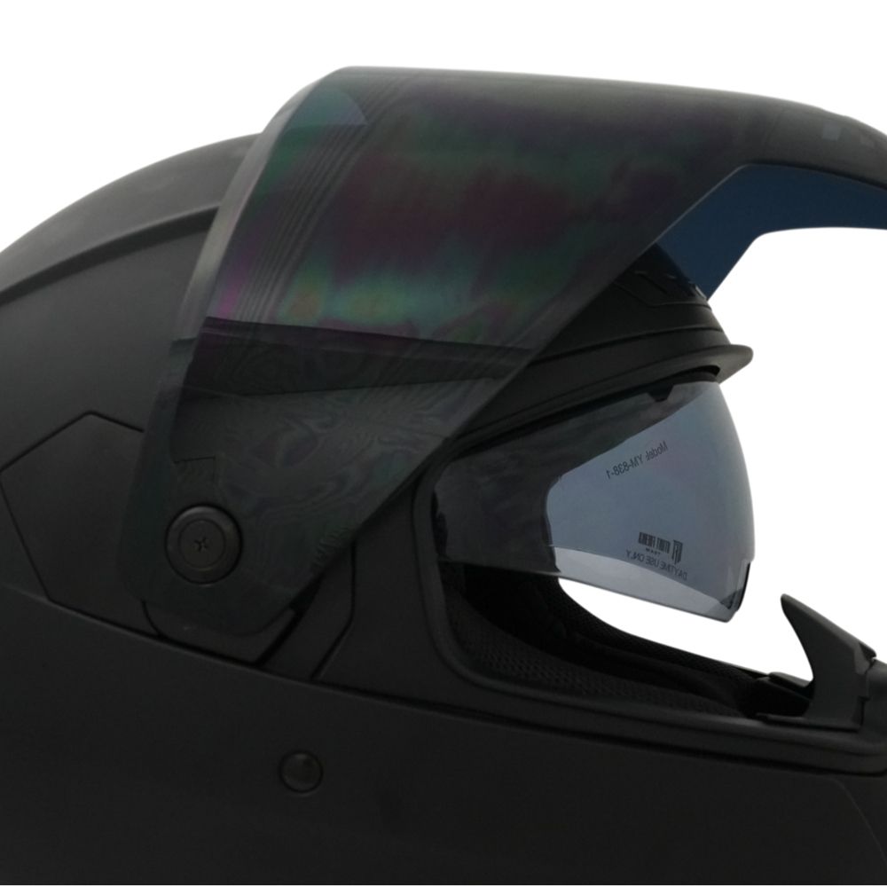 Stunt Freaks Team Flatout moottoripyöräkypärä musta S