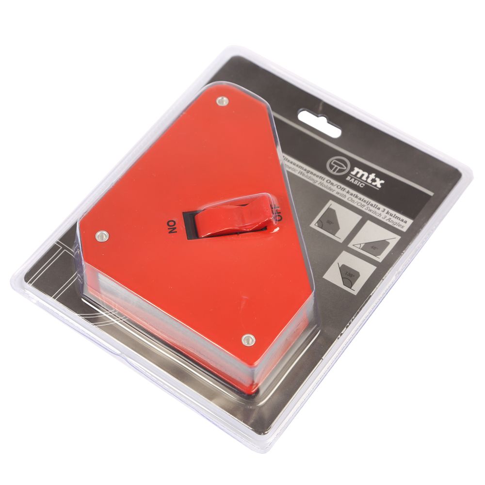 MTX Tools Basic keevitusmagnet On/Off-nupuga 3 nurka 110 x 130 mm