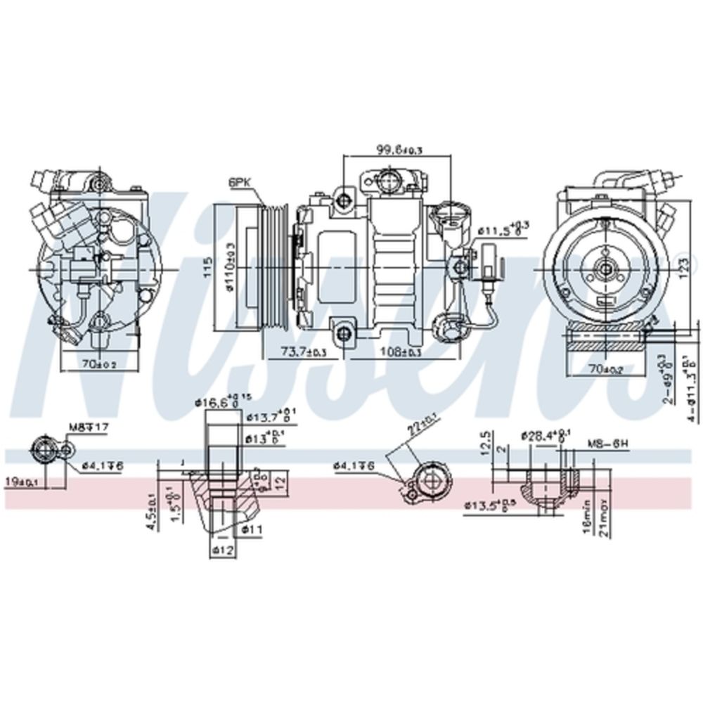 Ilmastointilaitteen kompressori 30-00469
