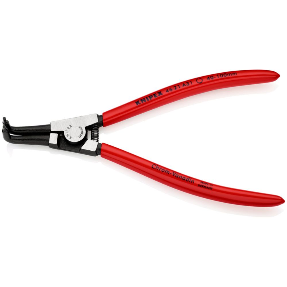 Knipex® 46 21 A31 lukustusrõngatangid painutatud välimised 40-100 mm 200 mm