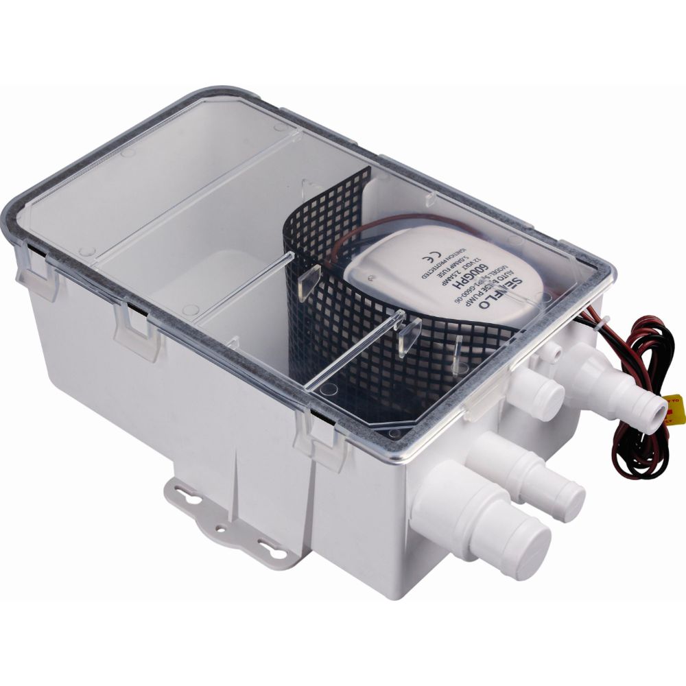 Seaflo duschvattentank med automatpump 44 l/min, 12 V