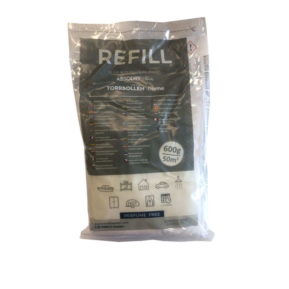 Absodry Duo Family fuktslukare refill 2 x 600 g