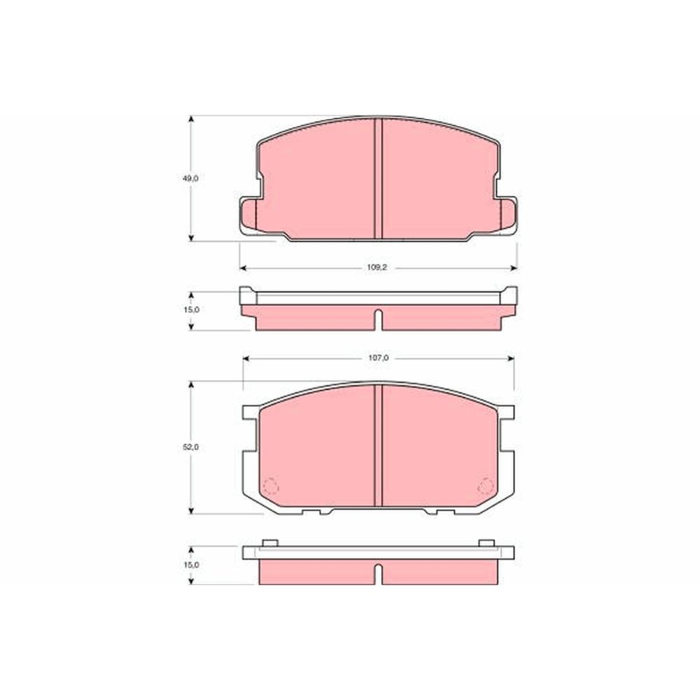Piduriklotside komplekt 97-23013
