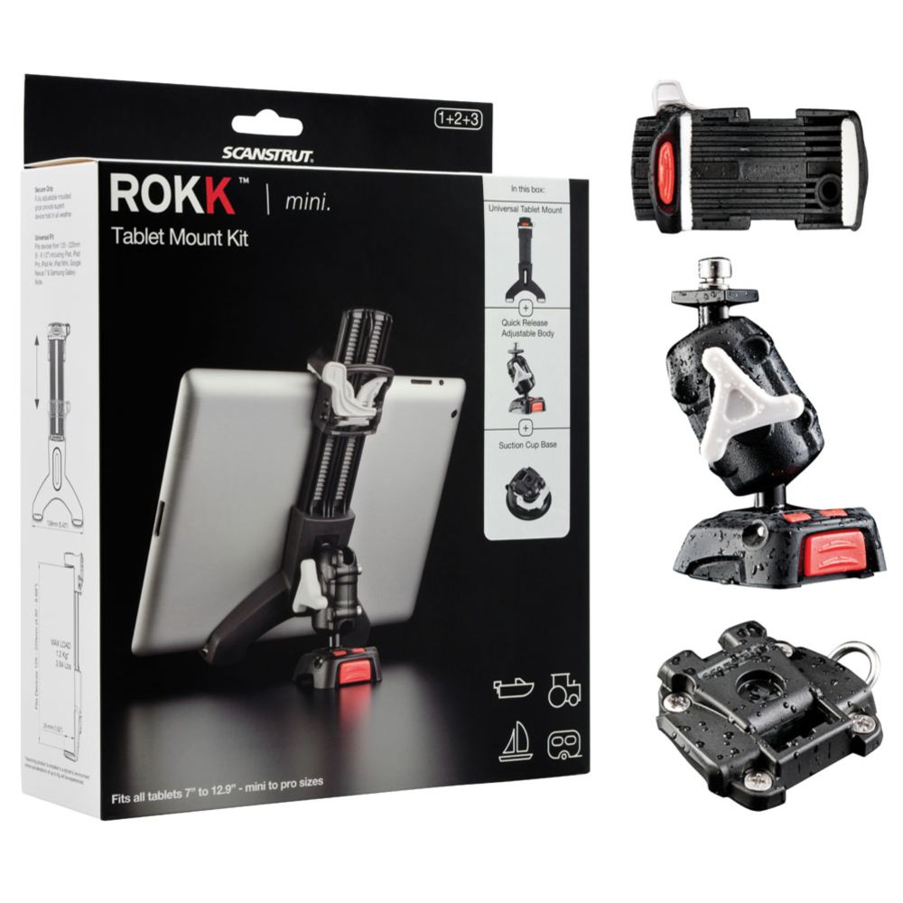 Scanstrut Rokk mini kiinnikesarja tabletille, pinta-asennettava, ruuveilla