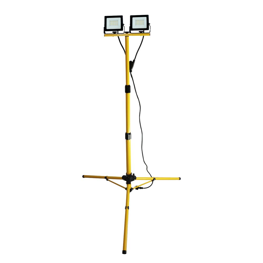 MTX LED-prožektor tripod-statiiviga 2 x 30 W 2505 lm IP44