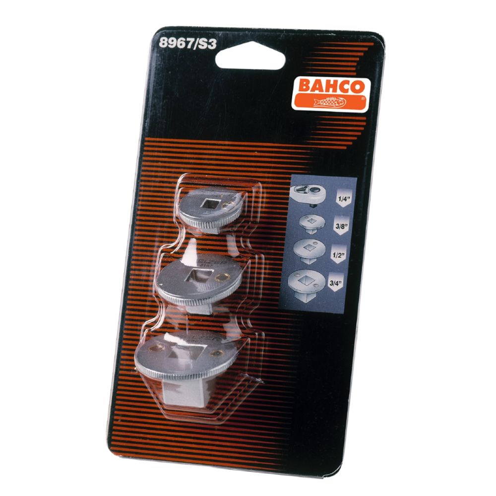 Bahco 8967/S3 adapterikomplekt 1/4"-3/4"