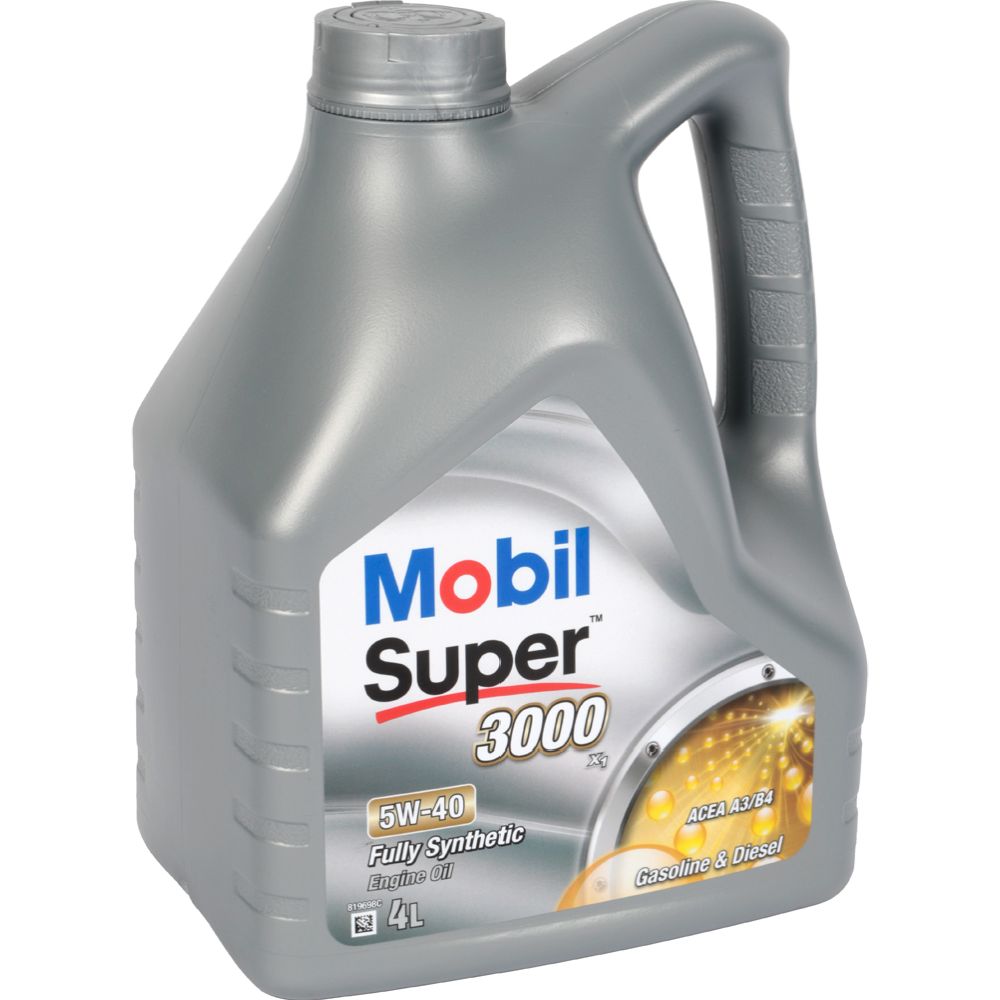 Mobil Super 3000 X1 5W-40 4 l moottoriöljy
