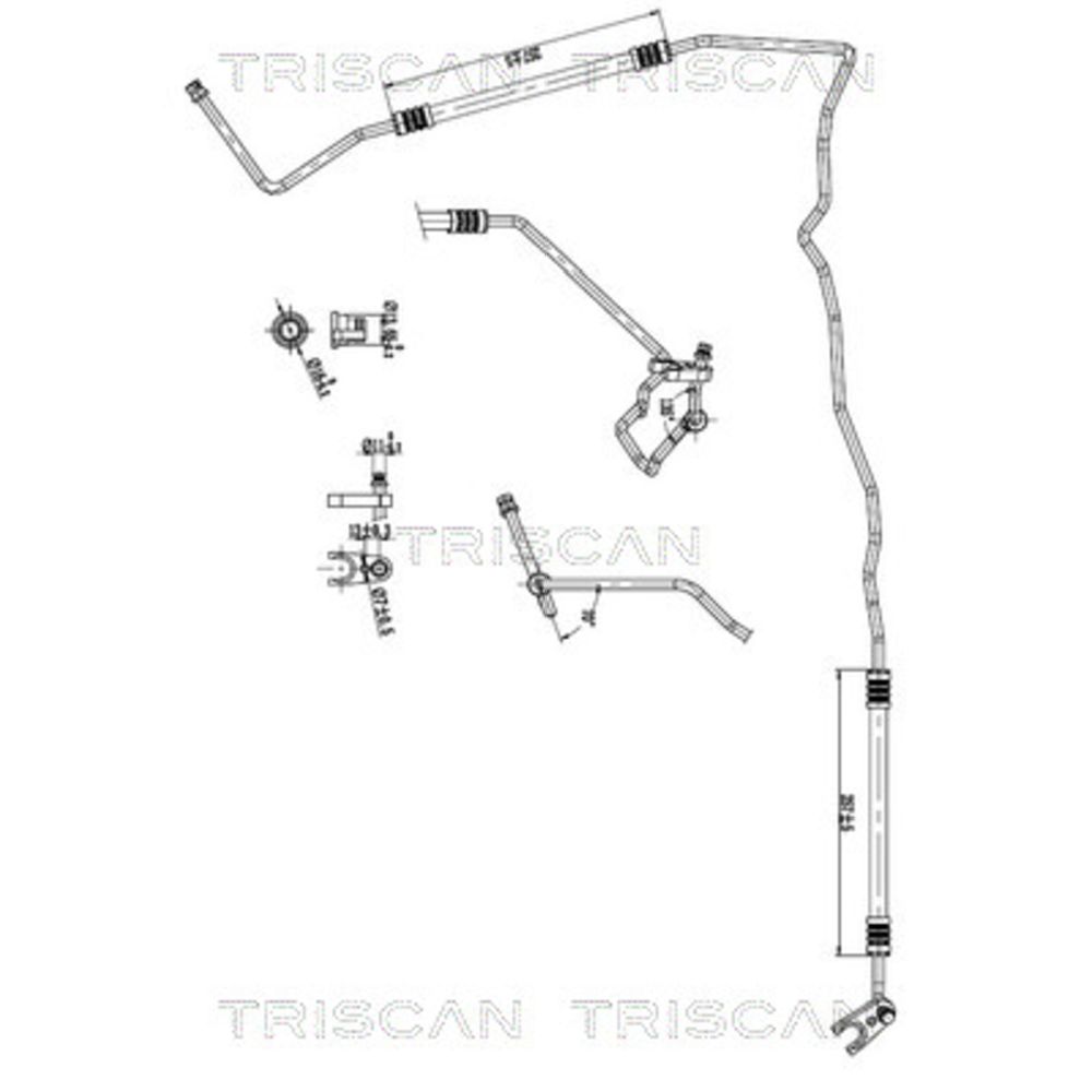 Varibelttrycksledning, klimatanläggning 30-06124