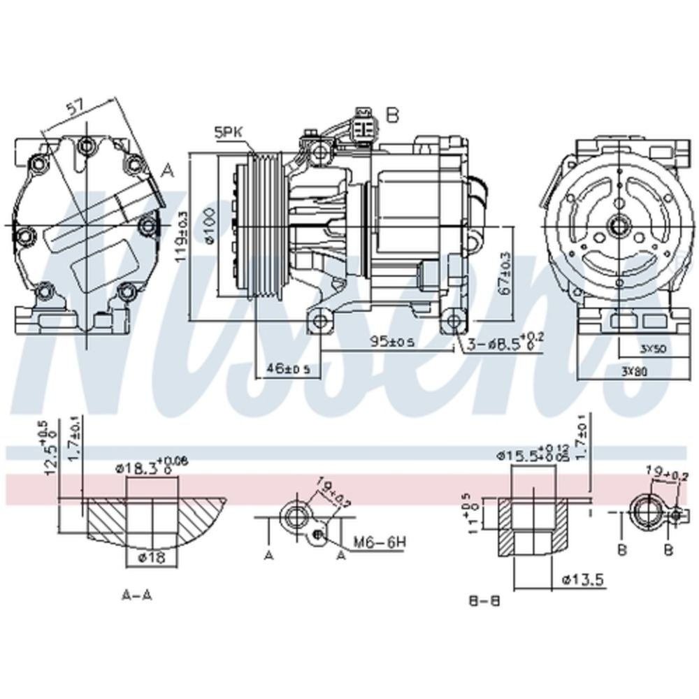 Ilmastointilaitteen kompressori 30-00151