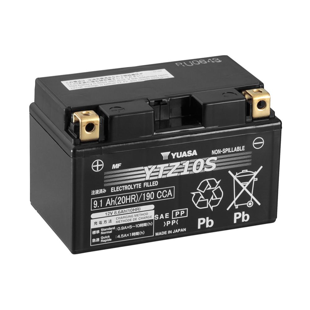 Yuasa mootorratta aku, 12 V, 9,1 Ah, "YTZ10S"