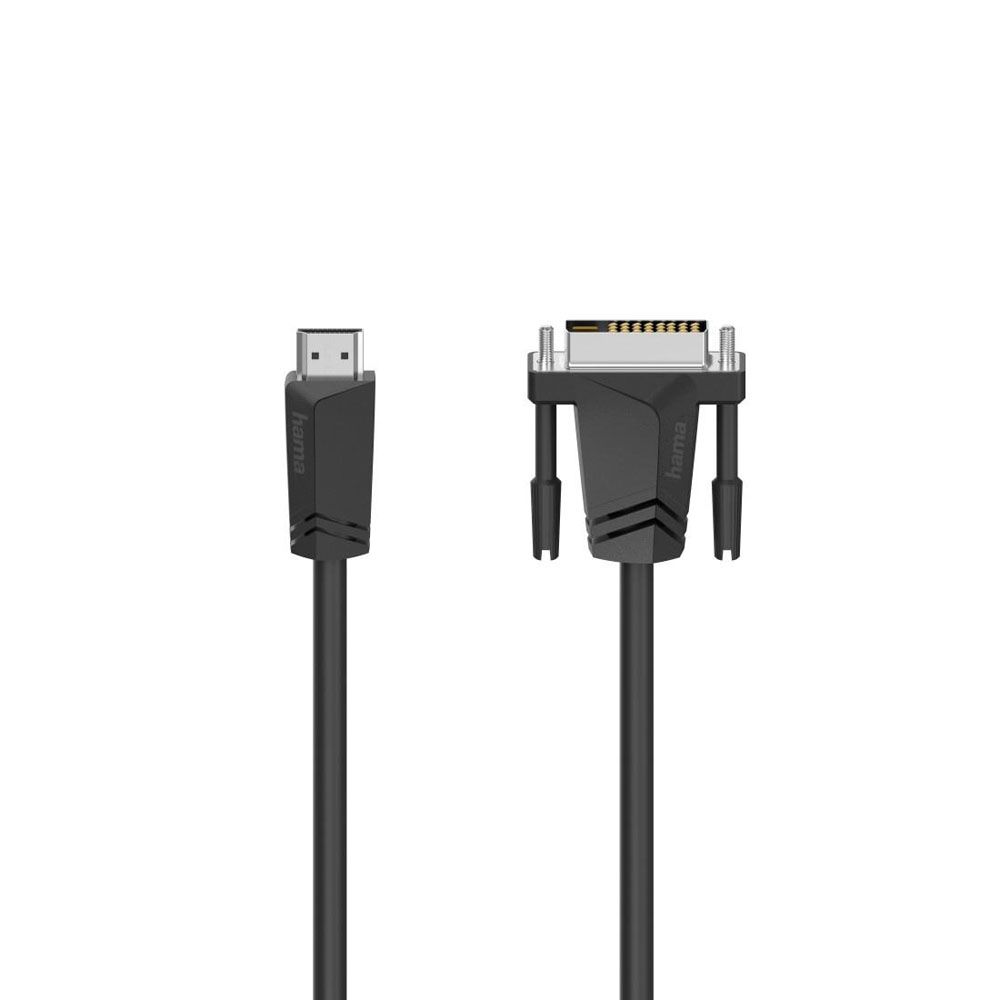 Hama Videokaapeli DVI-D uros - HDMI uros, Full HD, 1,5 m