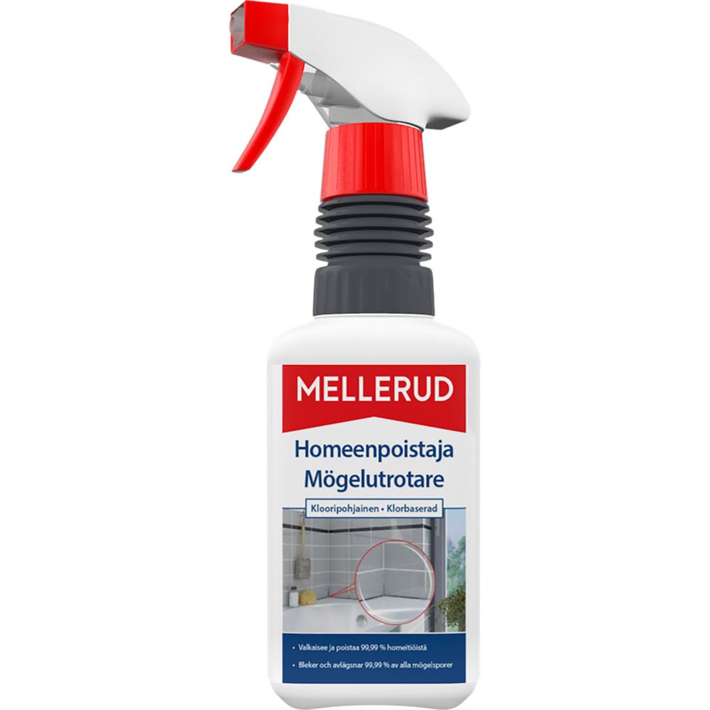 Mellerud homeenpoistaja klooripohjainen 0,5 l