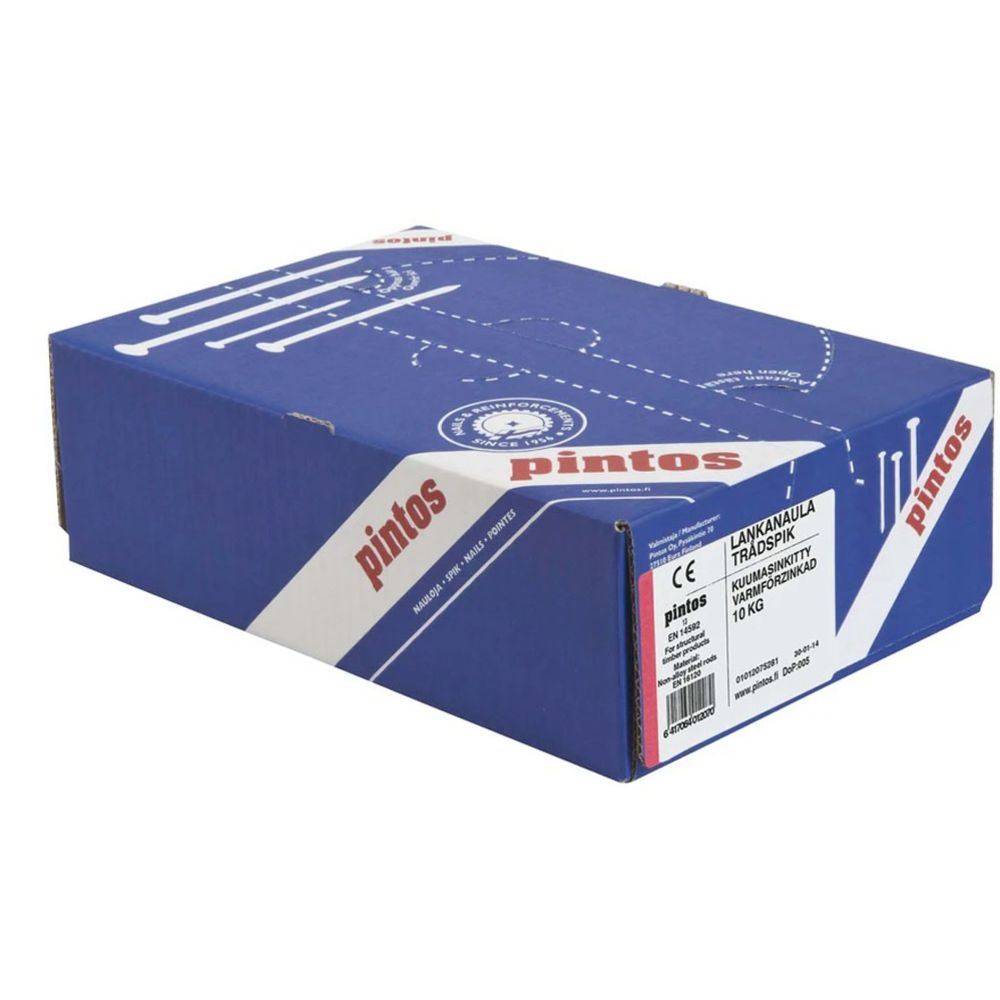 PINTOS kuumasinkitty lankanaula 2,8 x 75 mm, 2100 kpl
