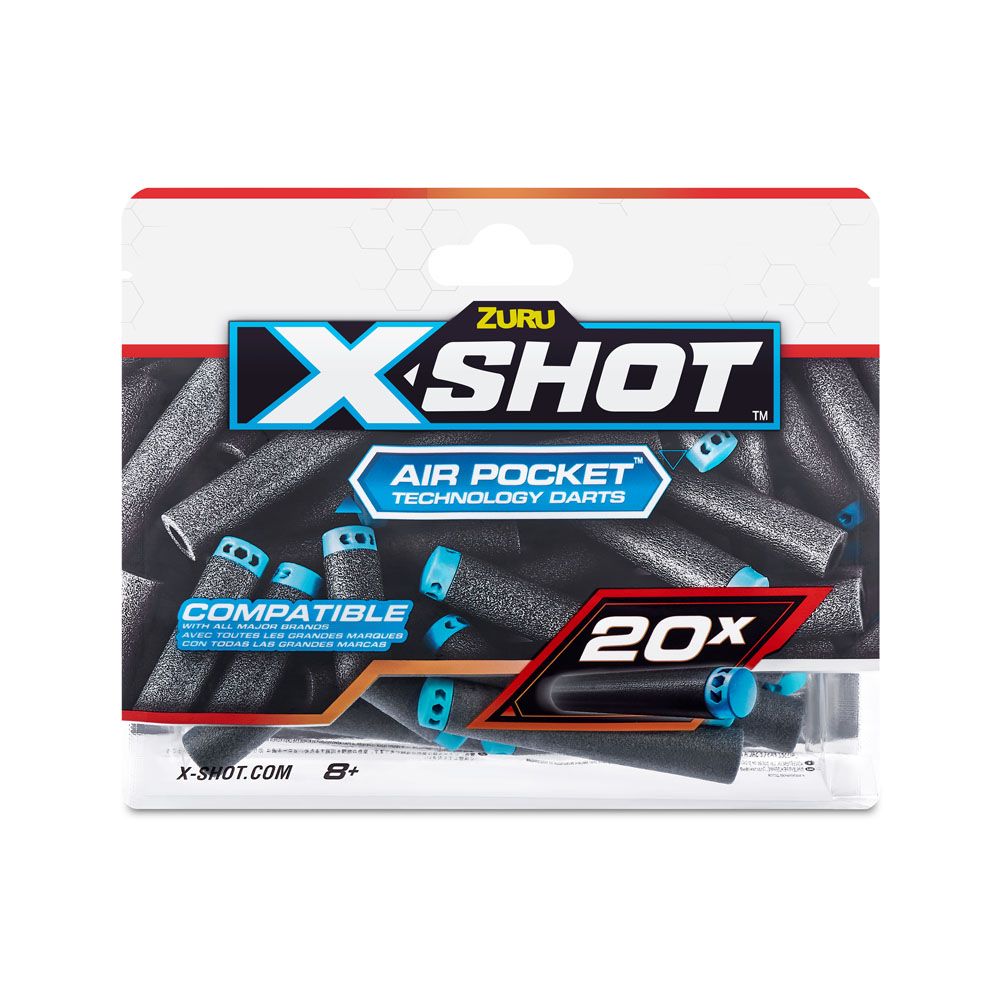 X-Shot Excel Darts vaahtomuoviammukset 20 kpl