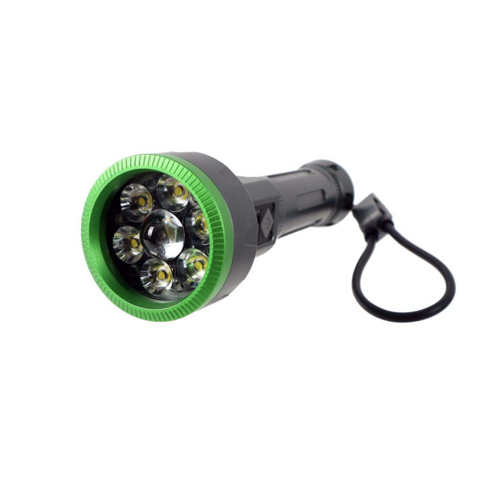 Berg uppladdningsbar LED-ficklampa 2000 lm 150 m aluminium