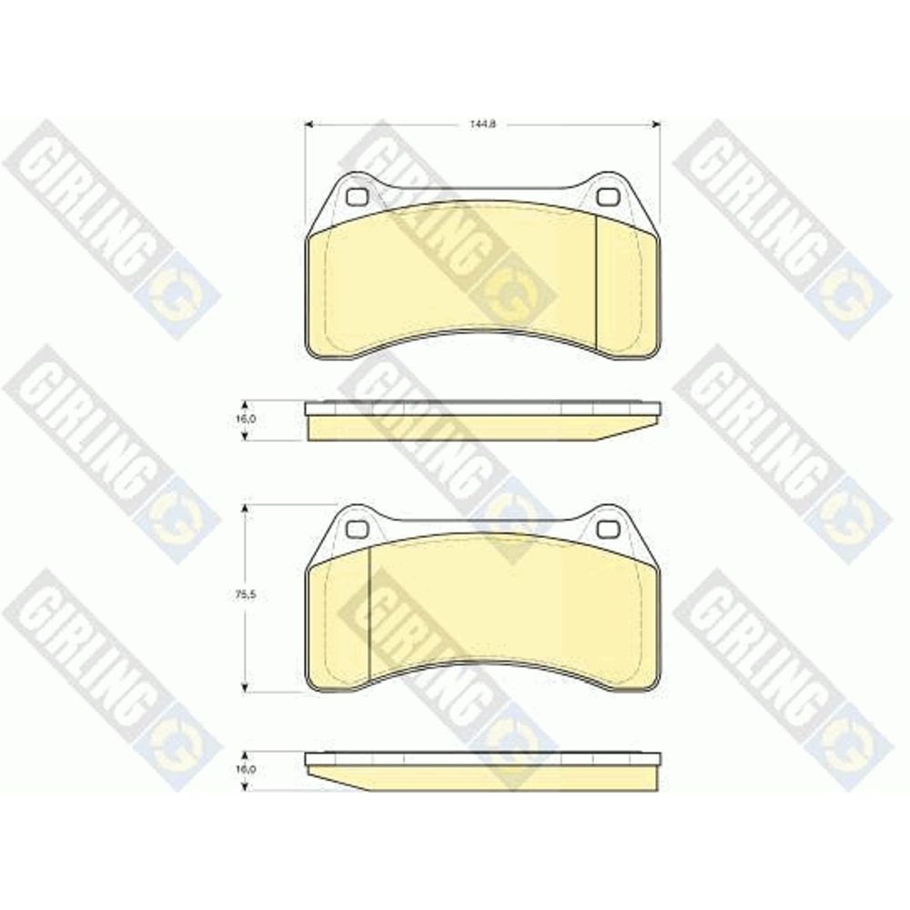 Piduriklotside komplekt 97-23094