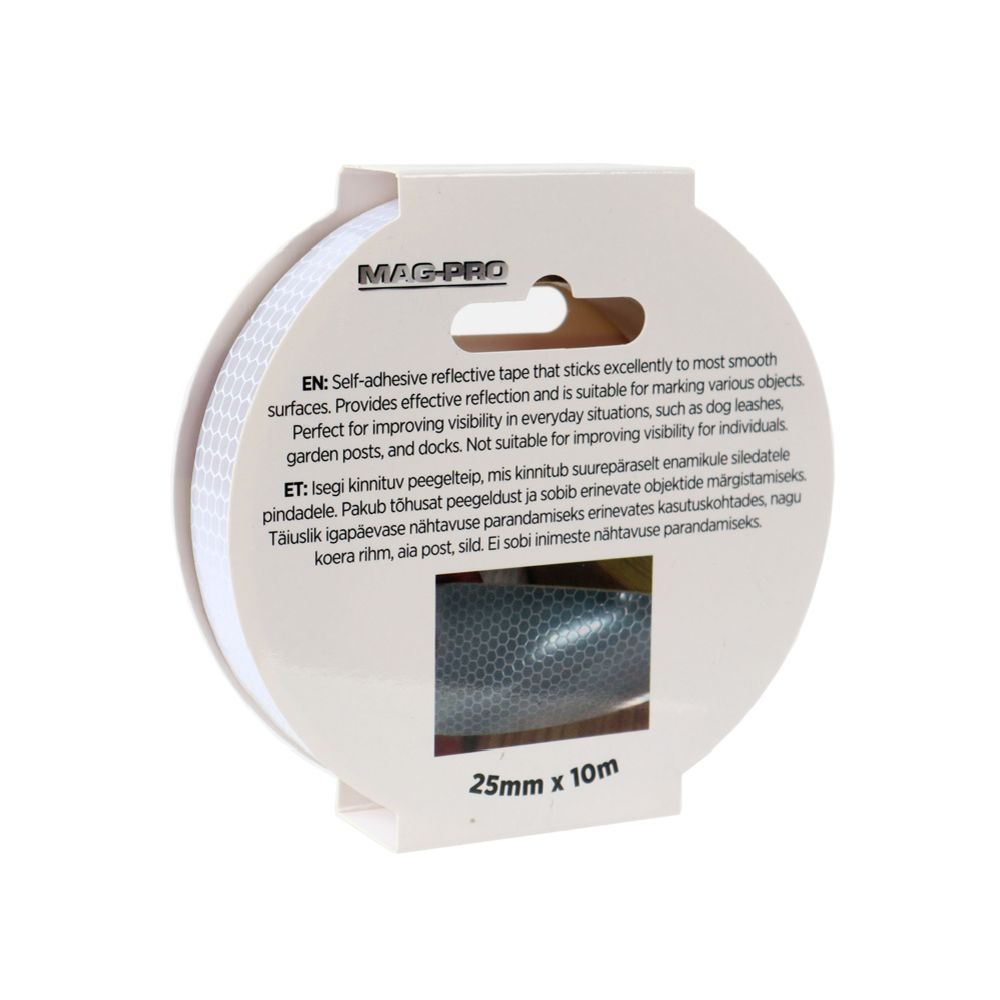 MagPro Helkiv Teip 25 mm x 10 m Valge