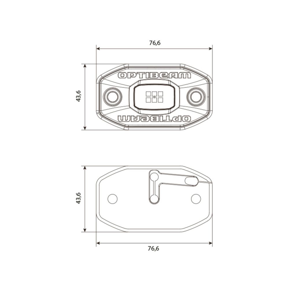 Optibeam Rock LED-arbetslampa