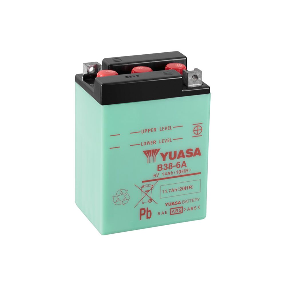 Yuasa batteri 6 V 14 Ah "B38-6A"
