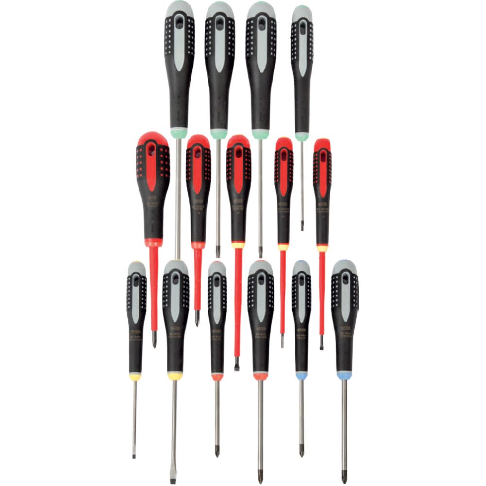 Bahco BE-9877 Ergo XXL kruvikeerajate komplekt 15 osa