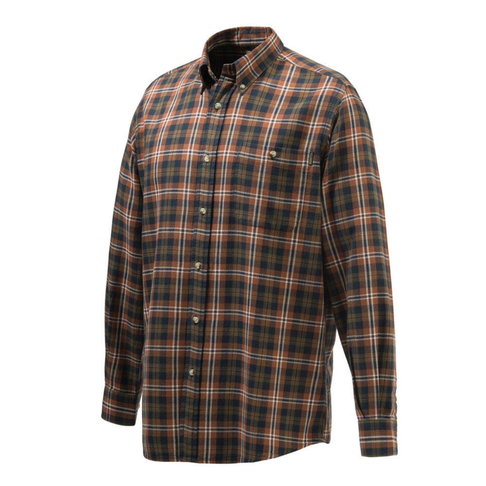 Beretta Wood Flannel Button Down Shirt skjorta