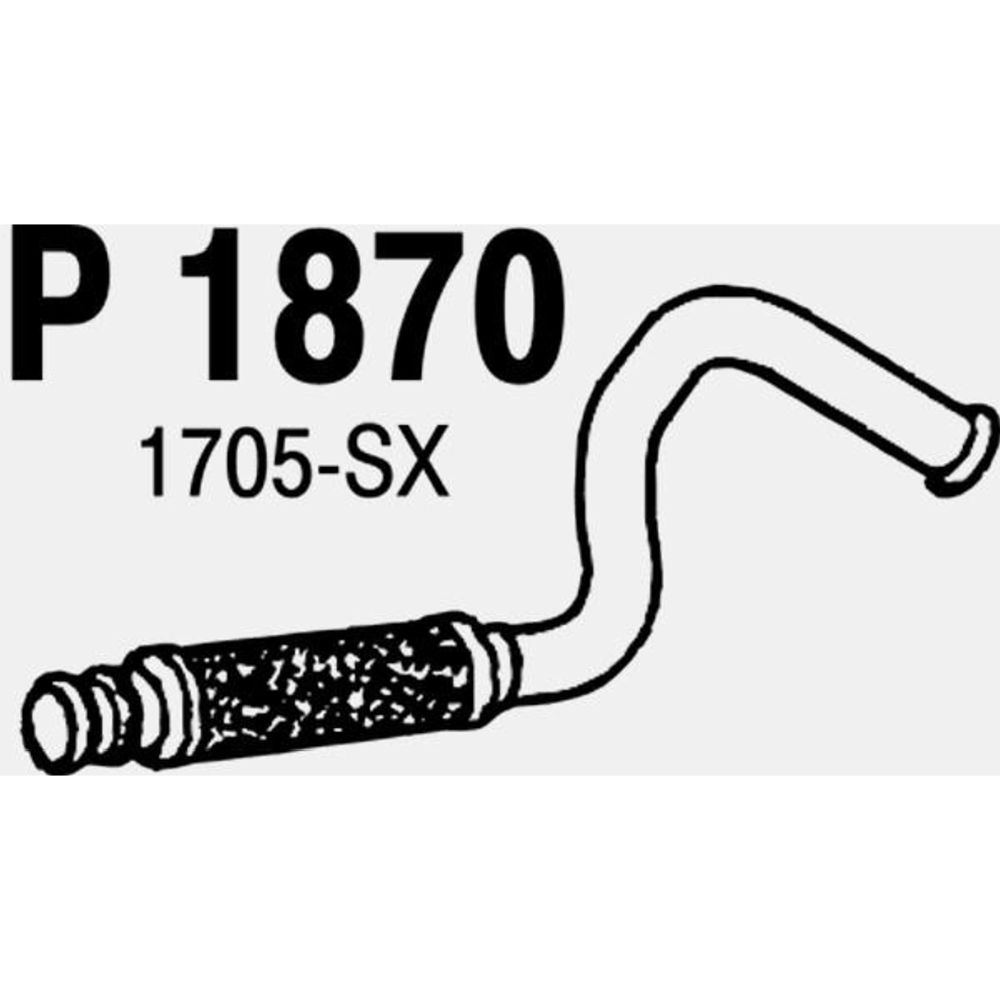 Avgasrör 14-01870