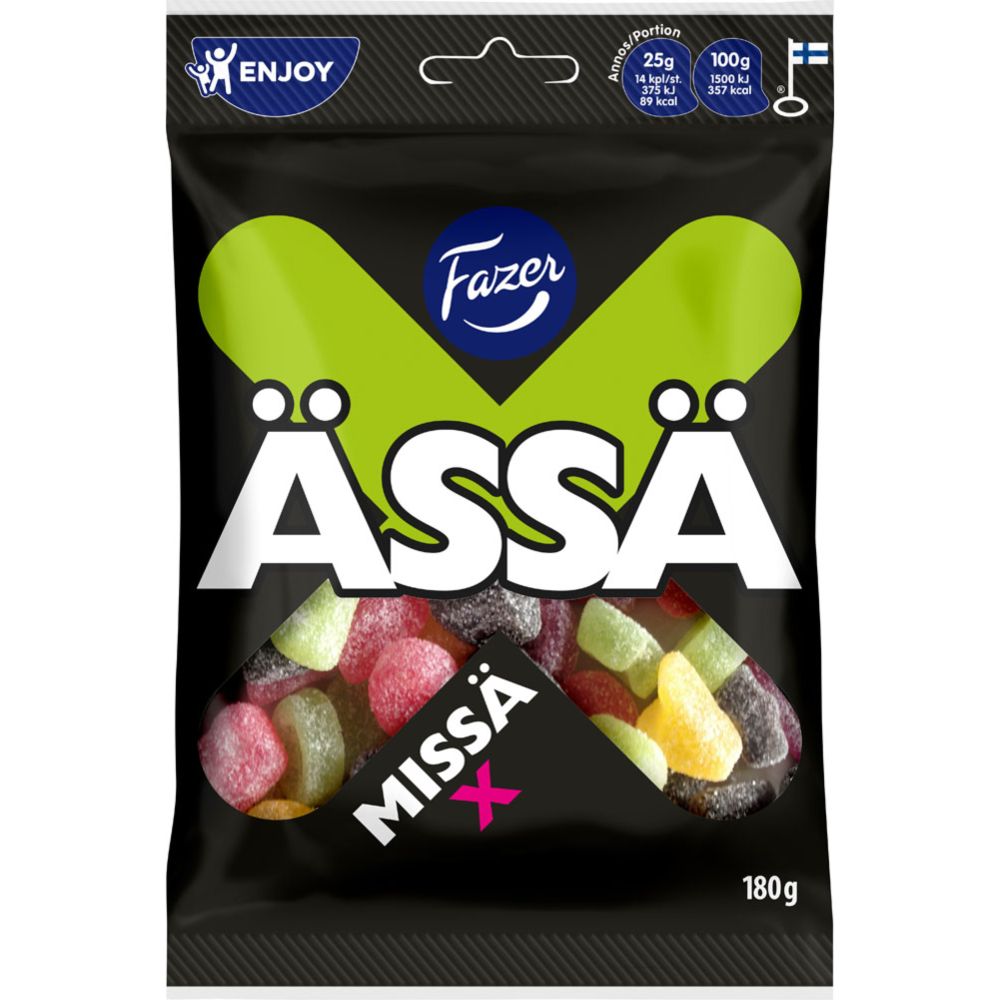 Fazer Missä X pussi 180 g